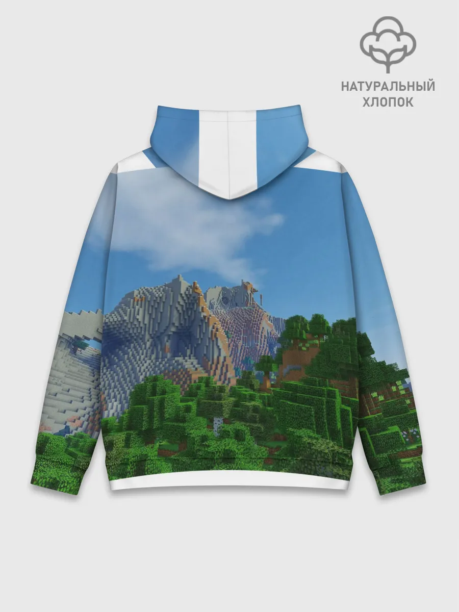 Худи мужской база хлопок / Minecraft