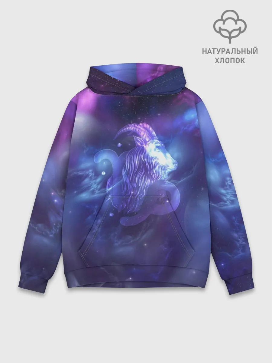 Худи мужской база хлопок / Козерог