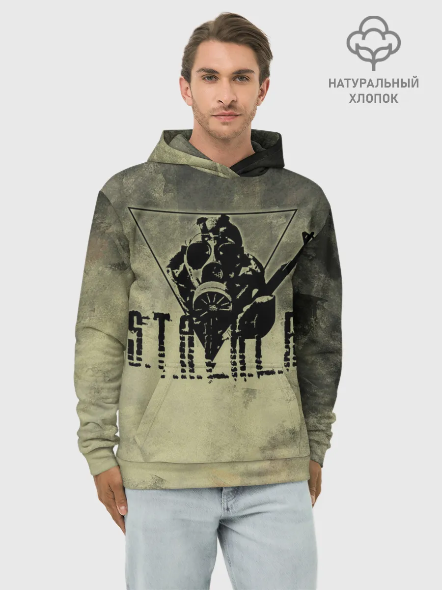 Худи мужской база хлопок / S.T.A.L.K.E.R.