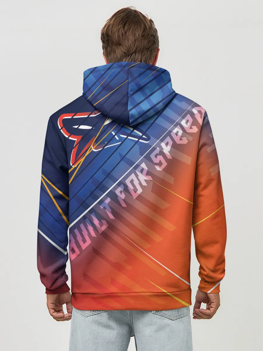 Худи мужской база хлопок / Форма для мотокросса FOX