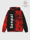 Худи мужской база хлопок / Senpai Glitch