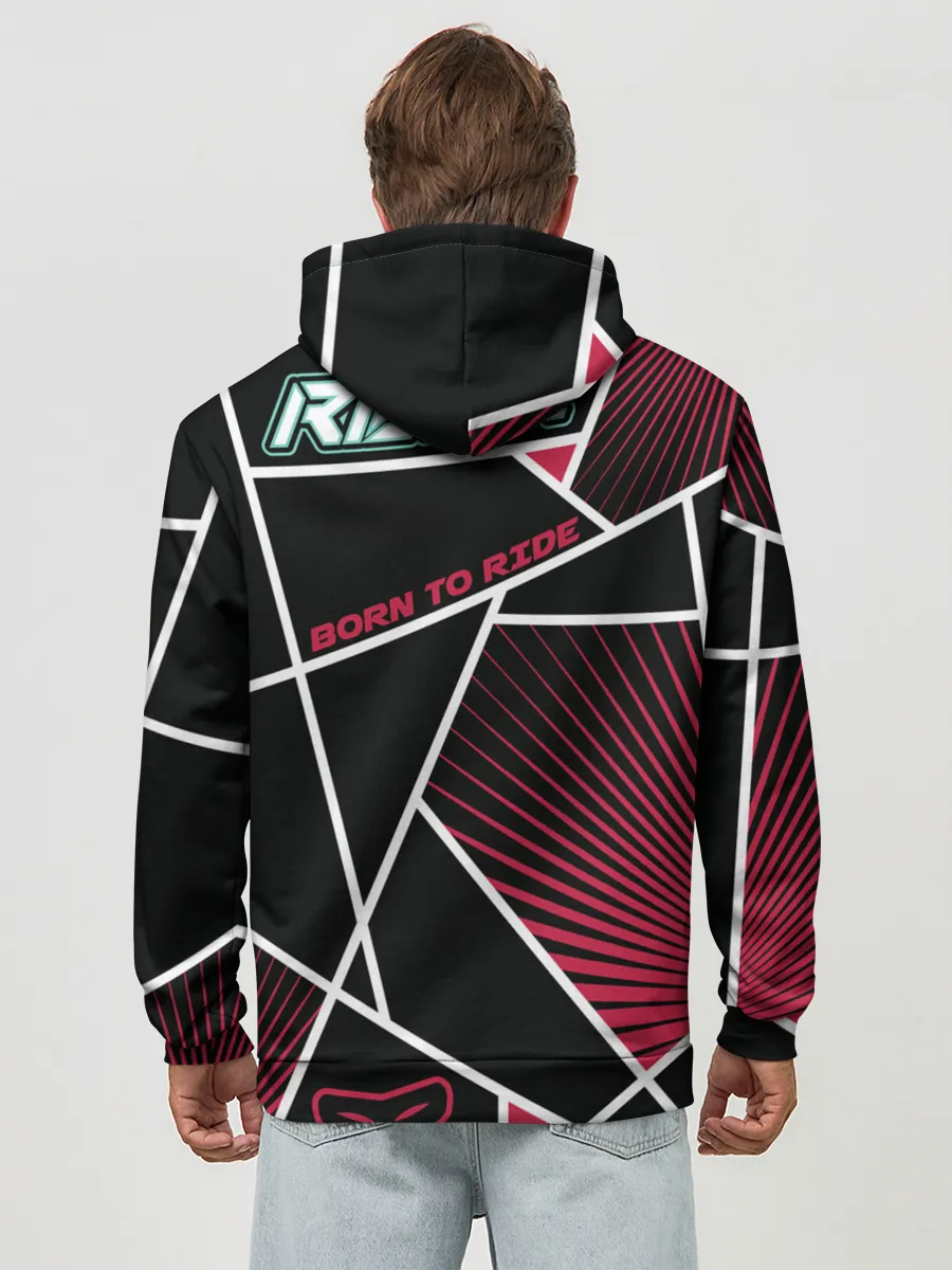 Худи мужской база хлопок / Форма для мотокросса FOX