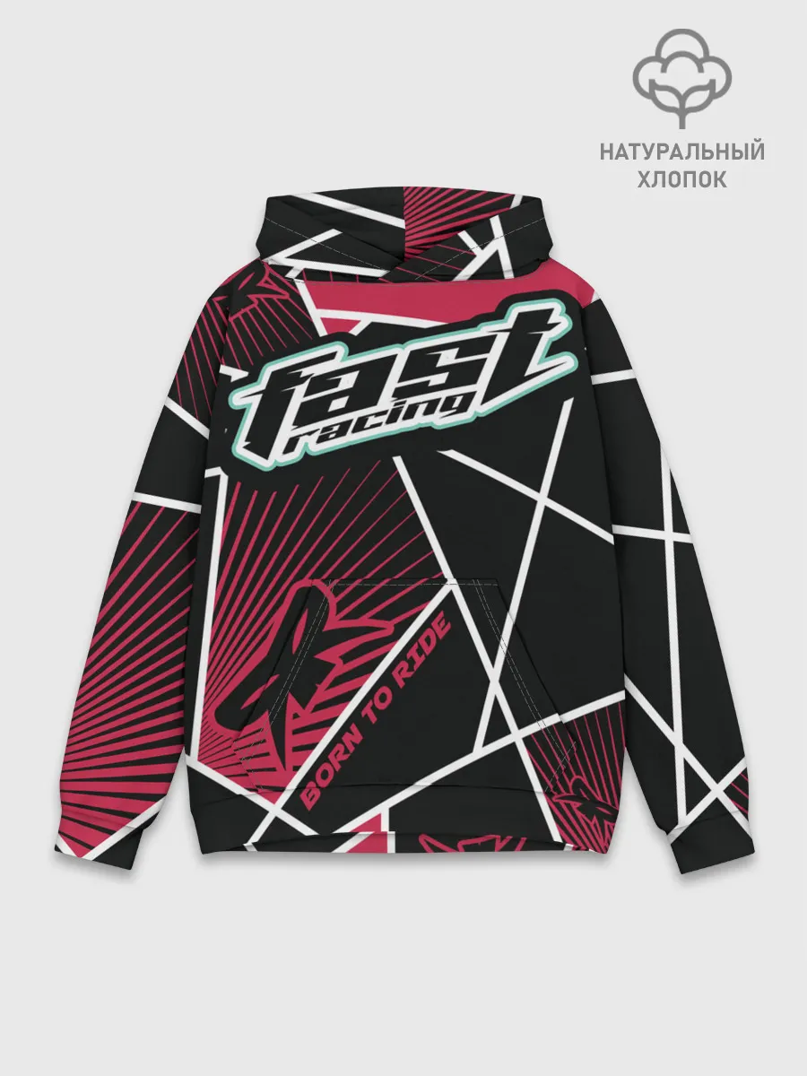 Худи мужской база хлопок / Форма для мотокросса FOX