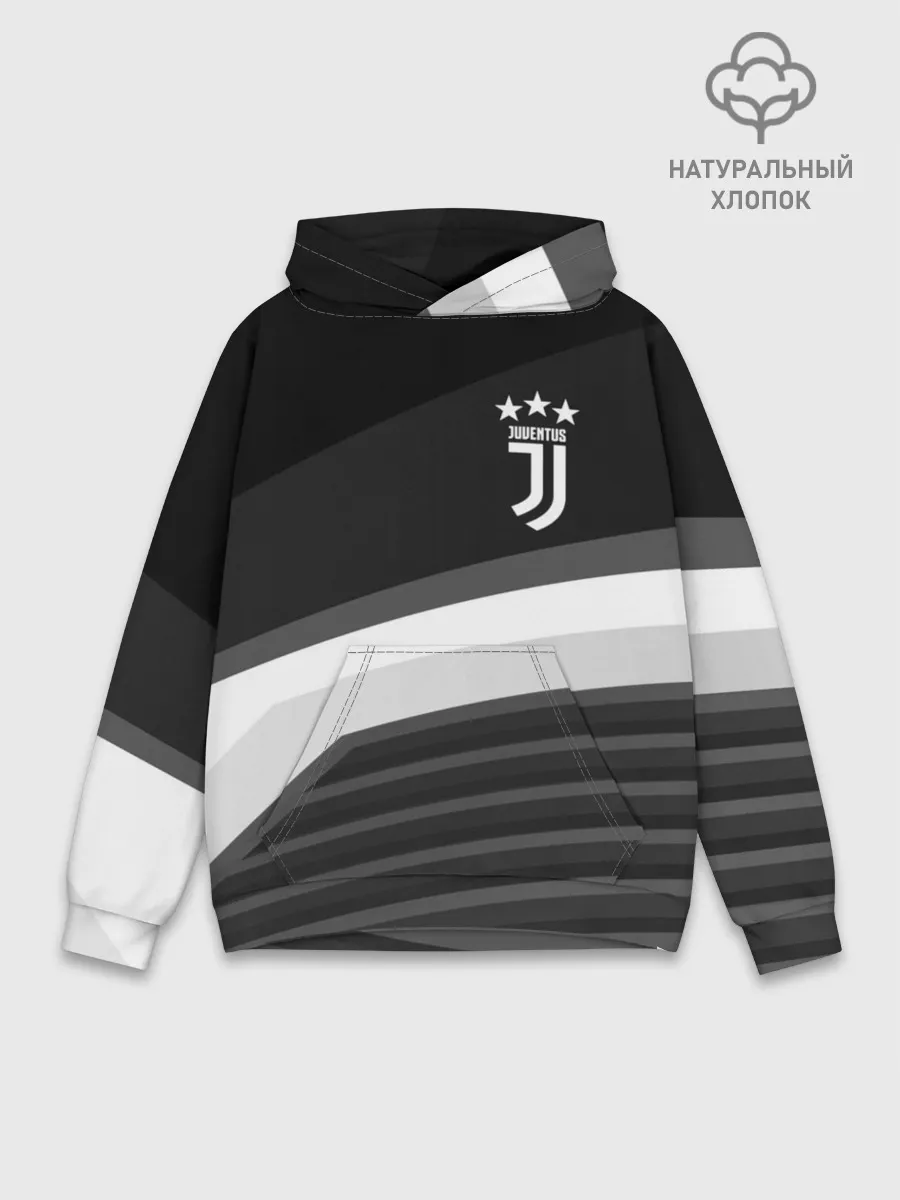 Худи мужской база хлопок / Juventus