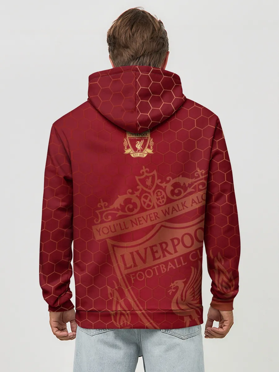Худи мужской база хлопок / Ливерпуль