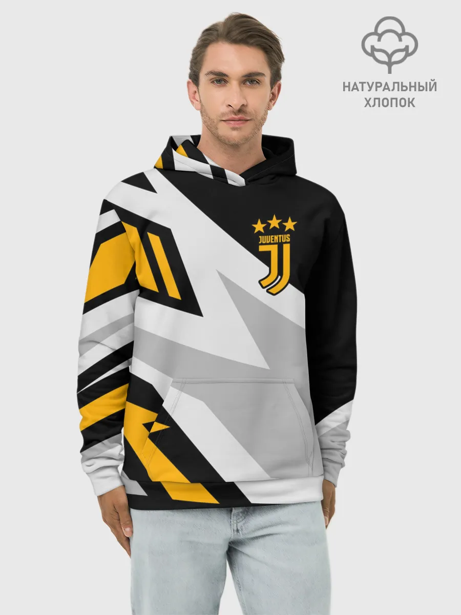 Худи мужской база хлопок / Juventus