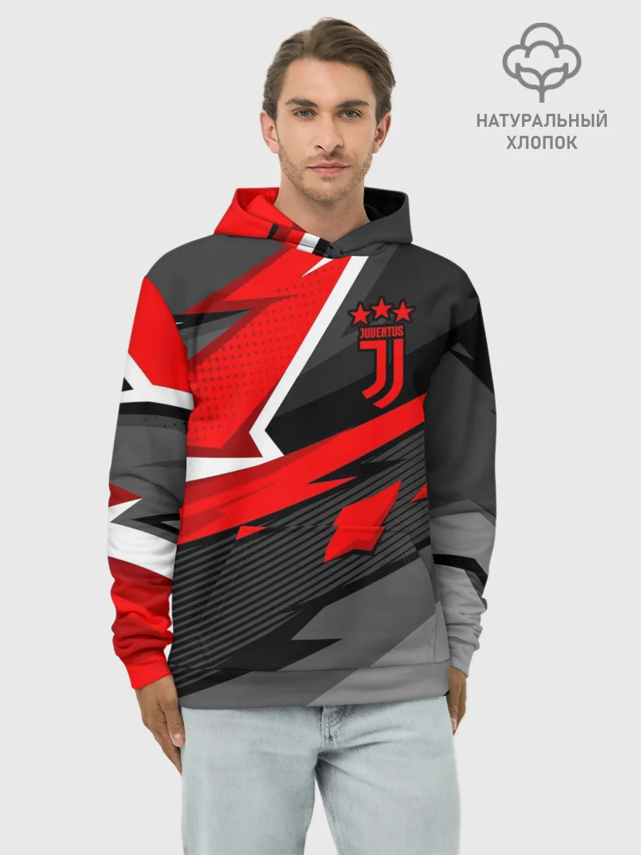 Худи мужской база хлопок / Juventus