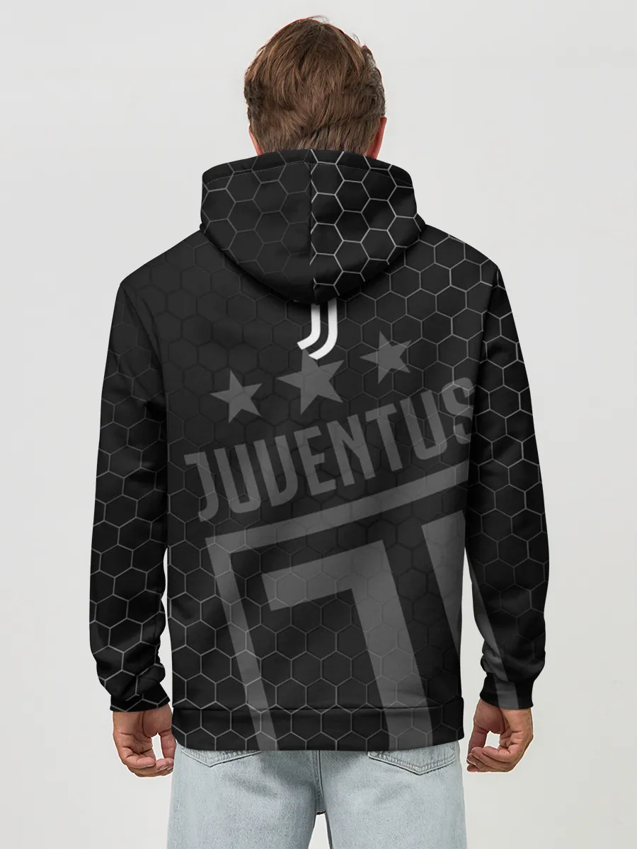 Худи мужской база хлопок / Ювентус