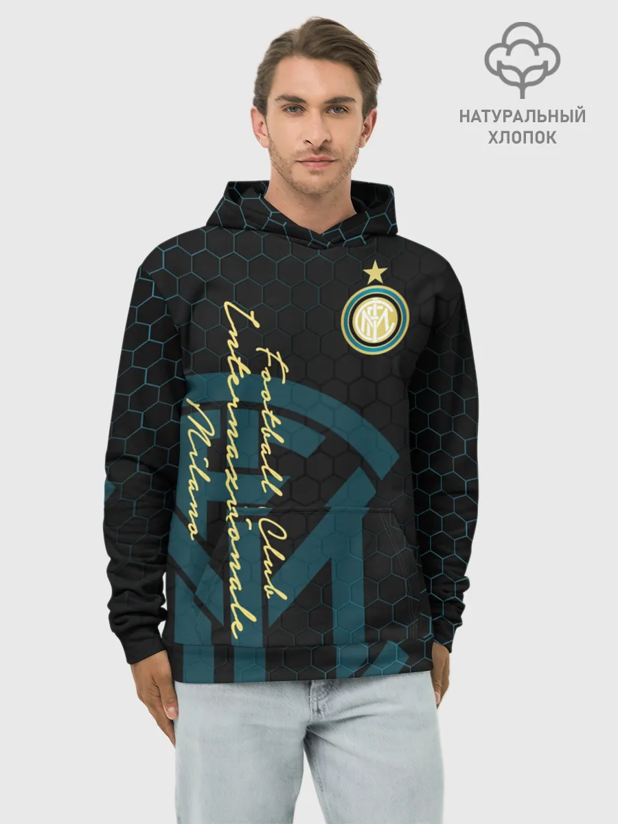 Худи мужской база хлопок / Интер