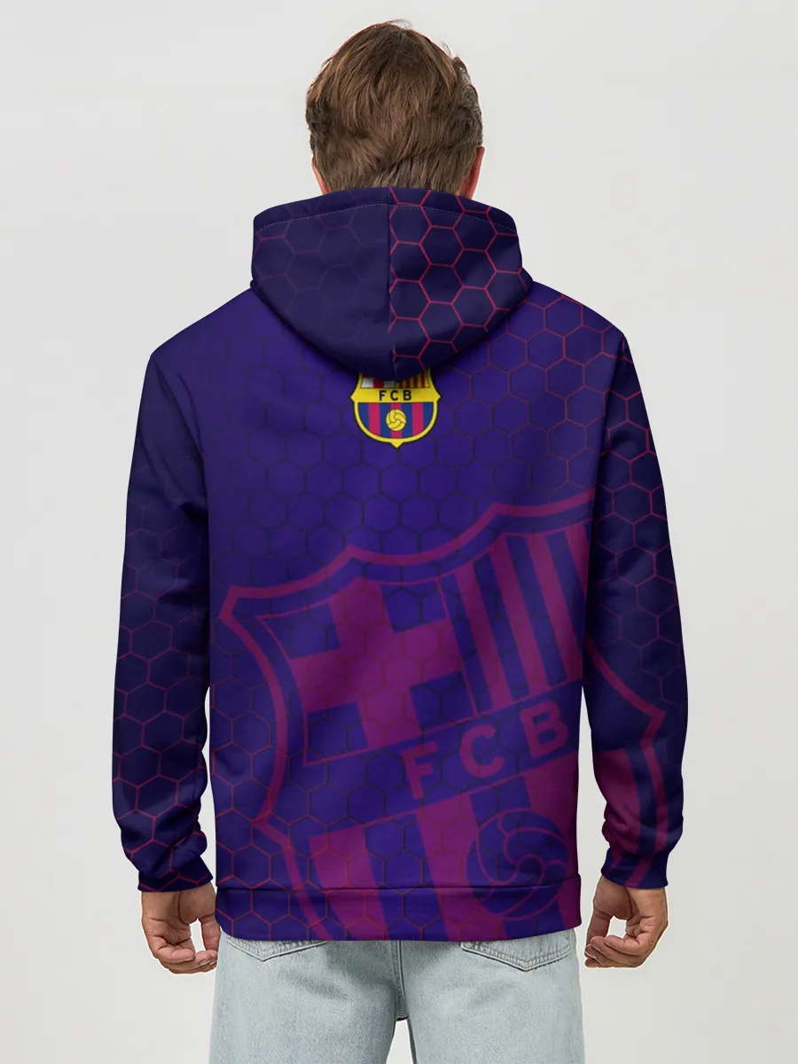 Худи мужской база хлопок / Барселона