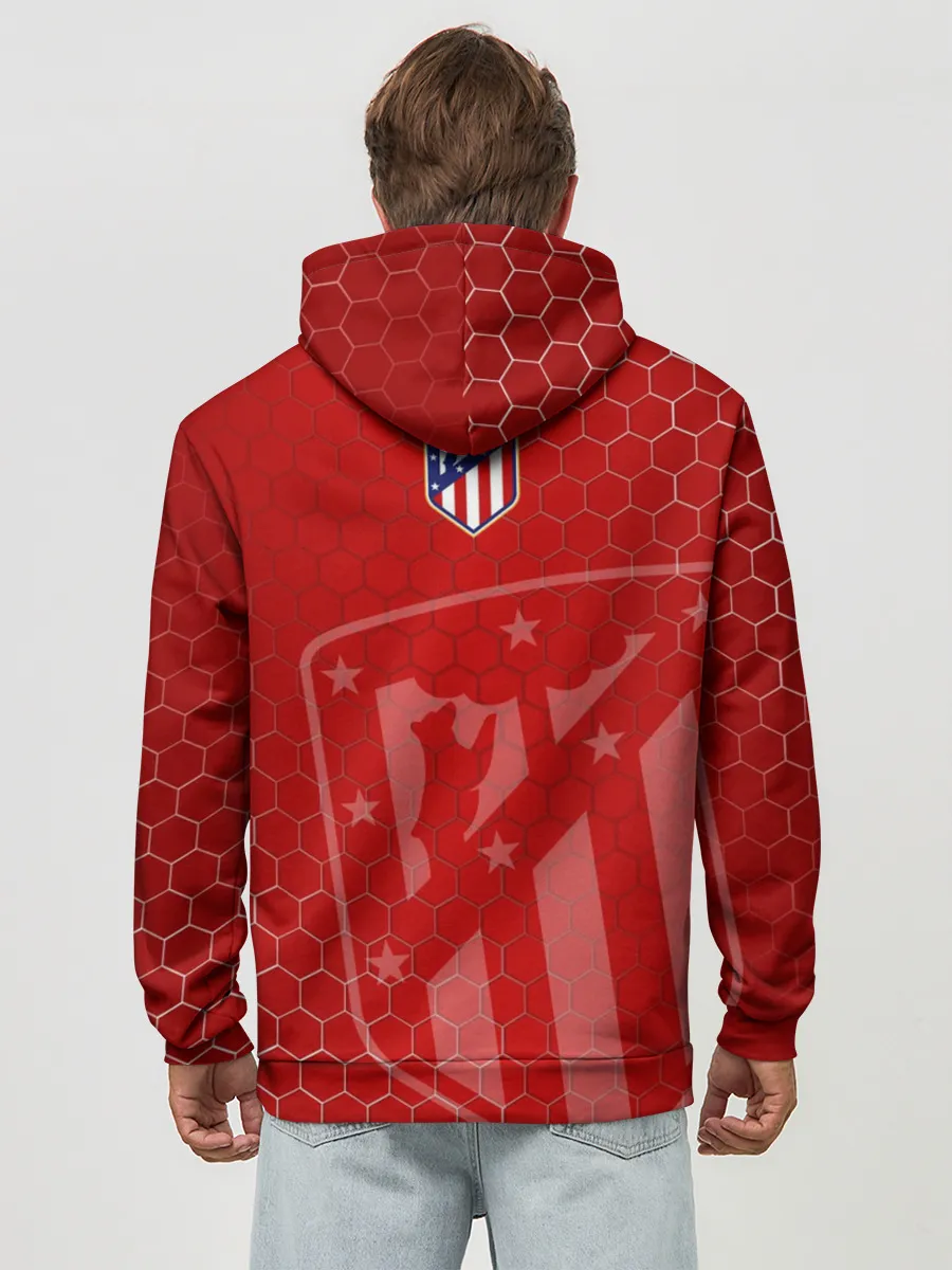 Худи мужской база хлопок / Атлетико Мадрид