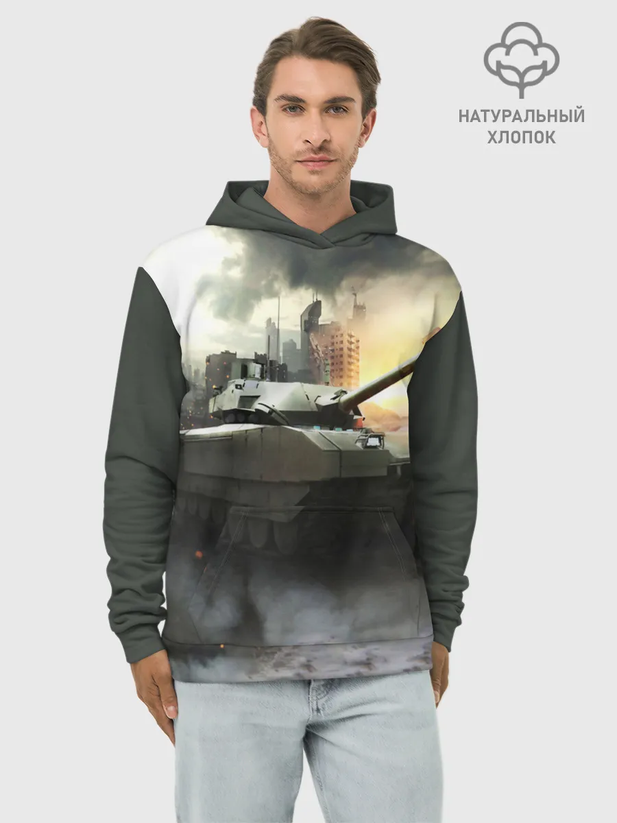 Худи мужской база хлопок / ТАНК