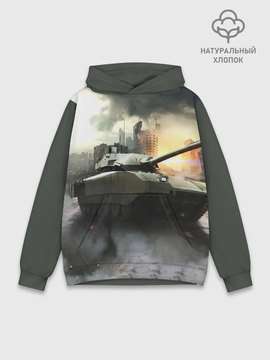 Худи мужской база хлопок / ТАНК