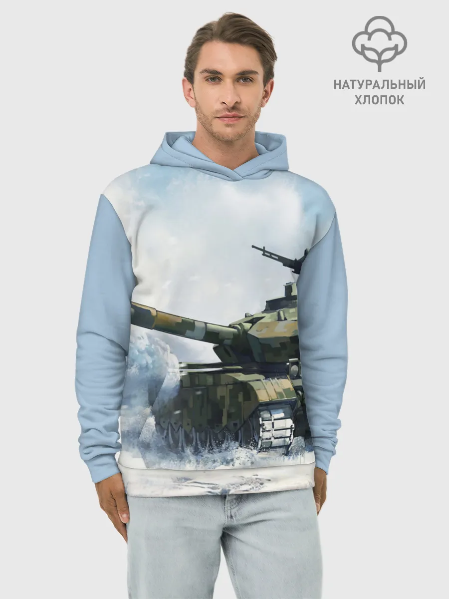 Худи мужской база хлопок / ТАНК