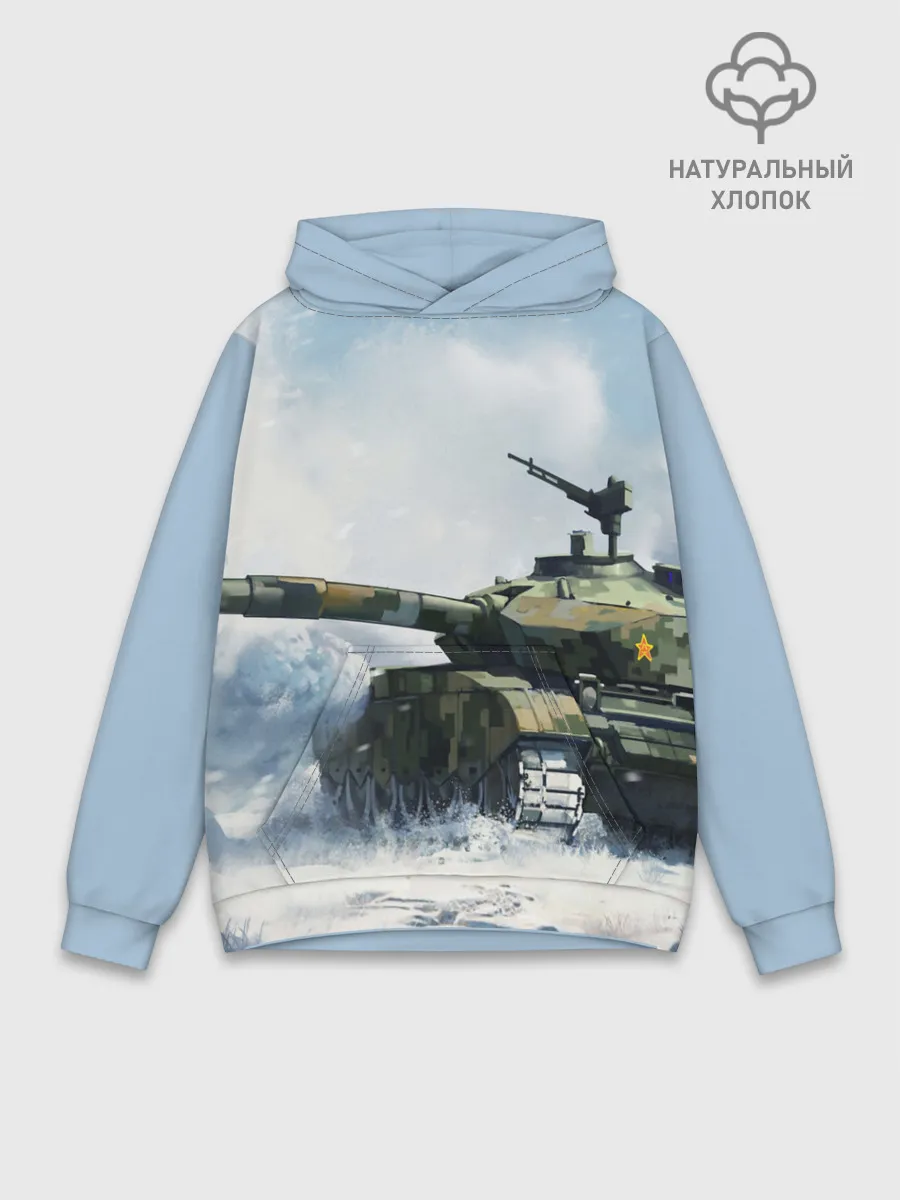 Худи мужской база хлопок / ТАНК