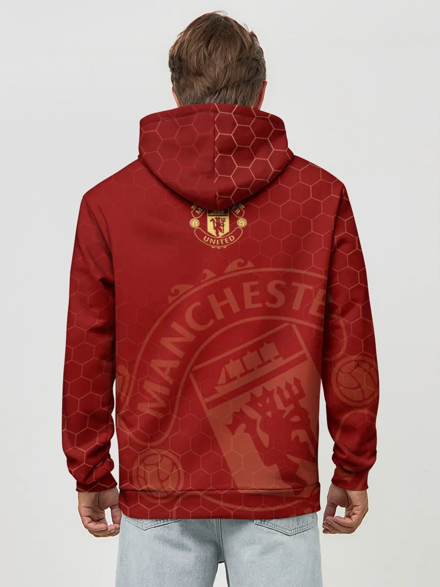 Худи мужской база хлопок / Манчестер Юнайтед