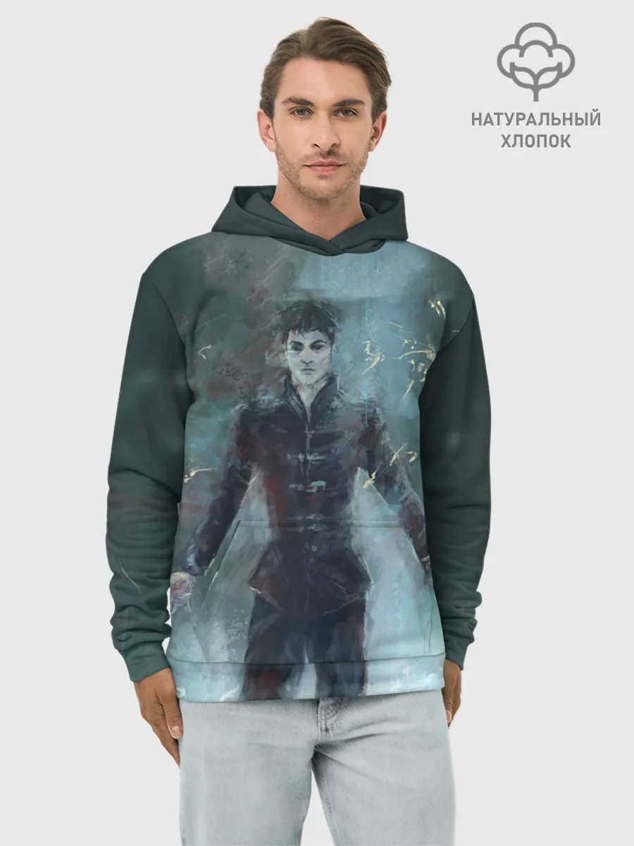 Худи мужской база хлопок / Outsider