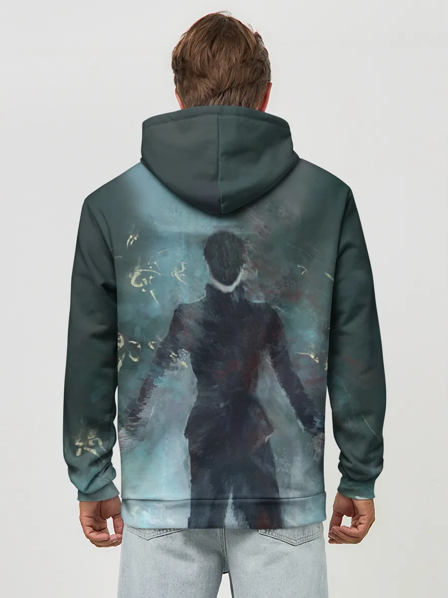 Худи мужской база хлопок / Outsider