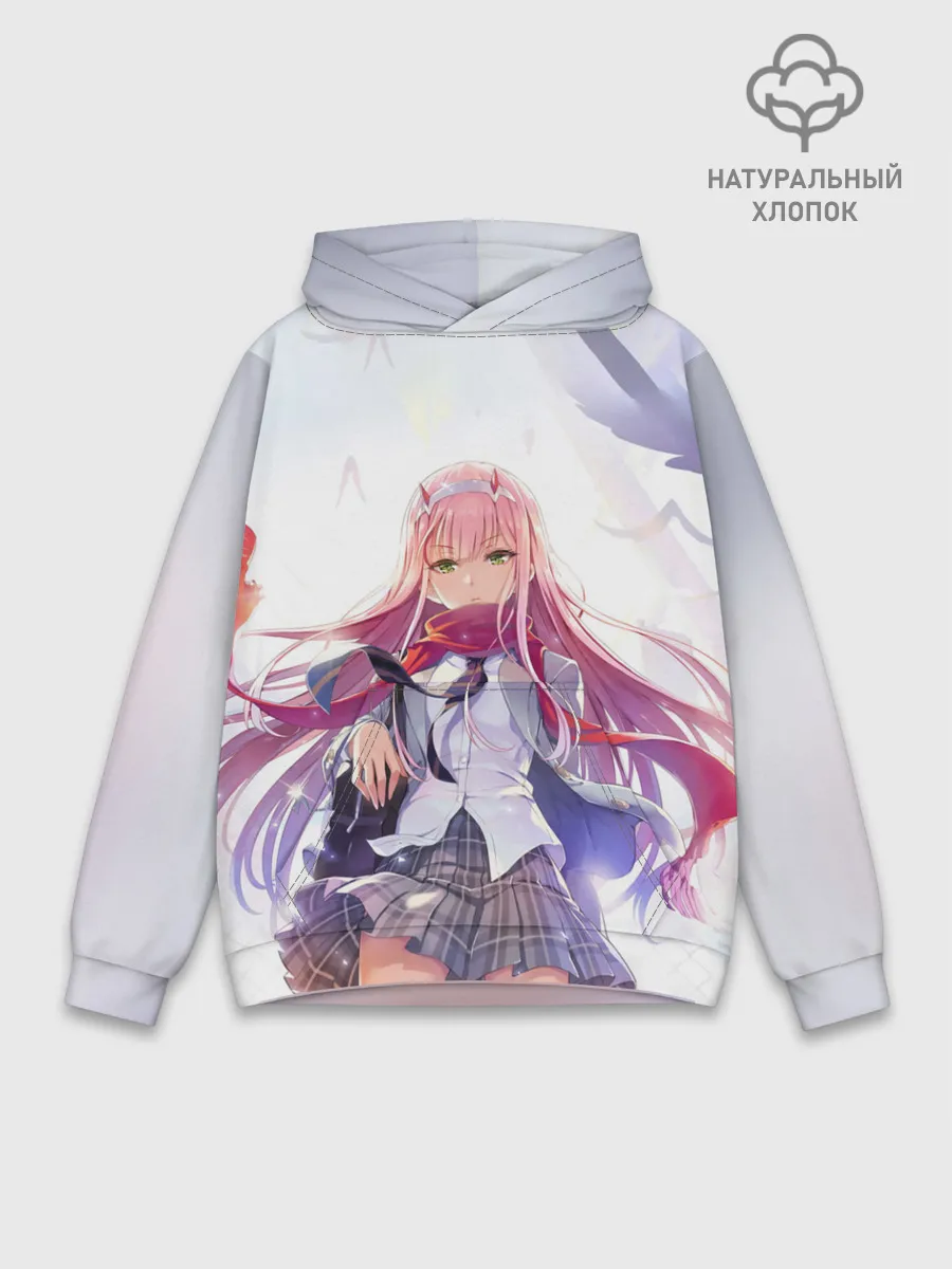 Худи мужской база хлопок / Ноль два арт