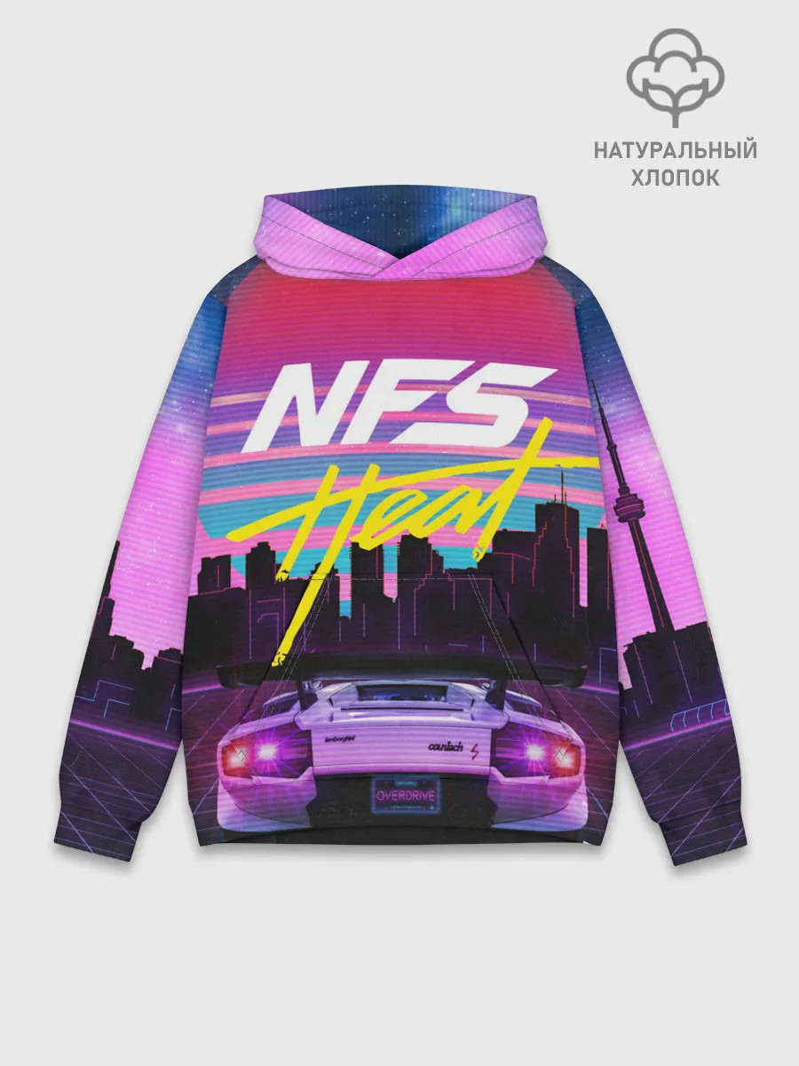 Худи мужской база хлопок / Need For Speed Heat