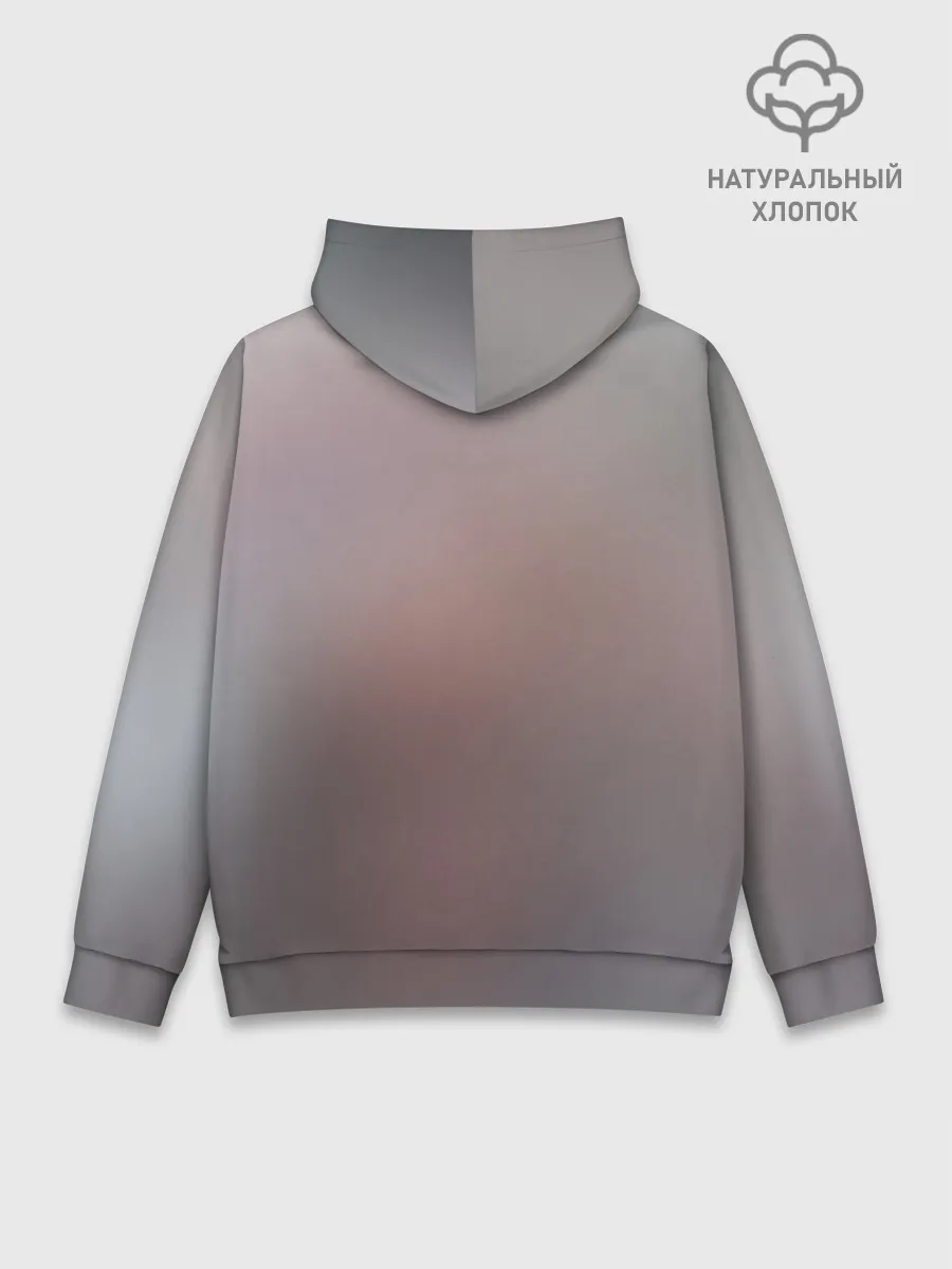 Худи мужской база хлопок / Ноль два и Хиро вместе