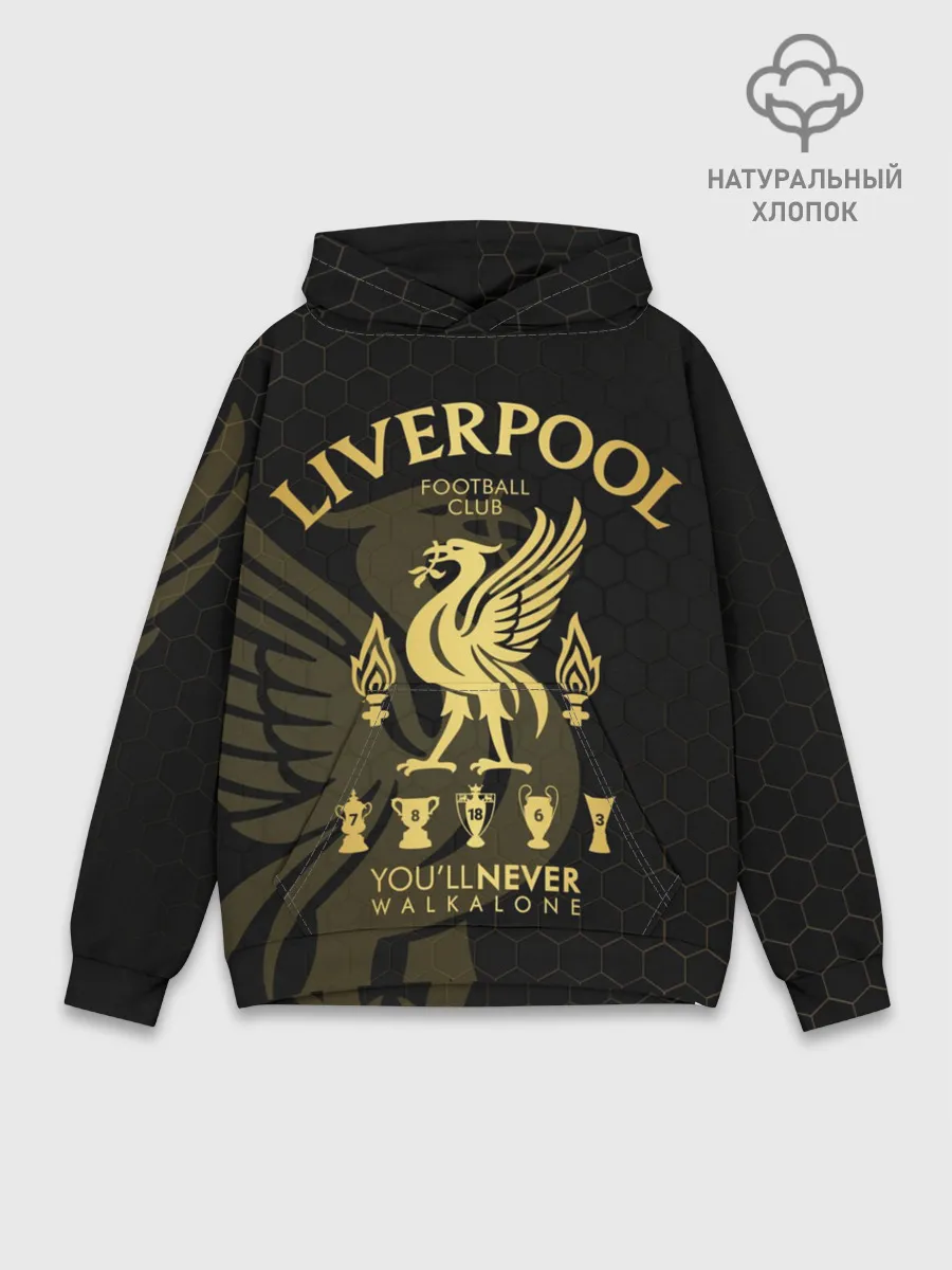 Худи мужской база хлопок / Ливерпуль