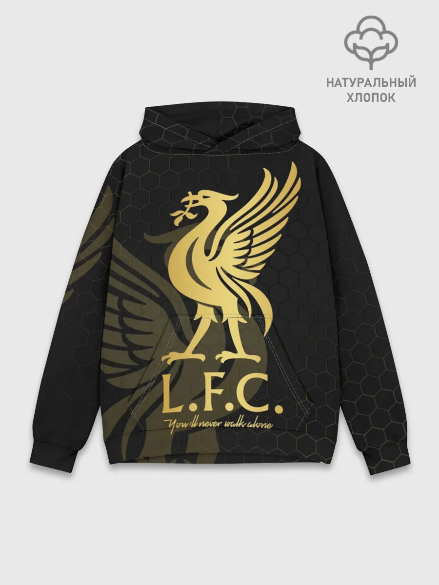 Худи мужской база хлопок / Ливерпуль