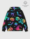 Худи мужской база хлопок / RAINBOW HALLOWEEN | ХЭЛЛУИН