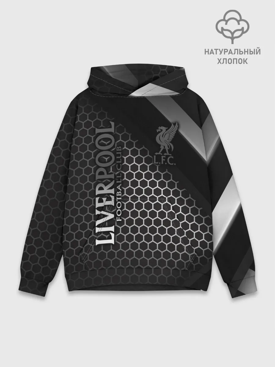 Худи мужской база хлопок / LIVERPOOL F.C. | ЛИВЕРПУЛЬ