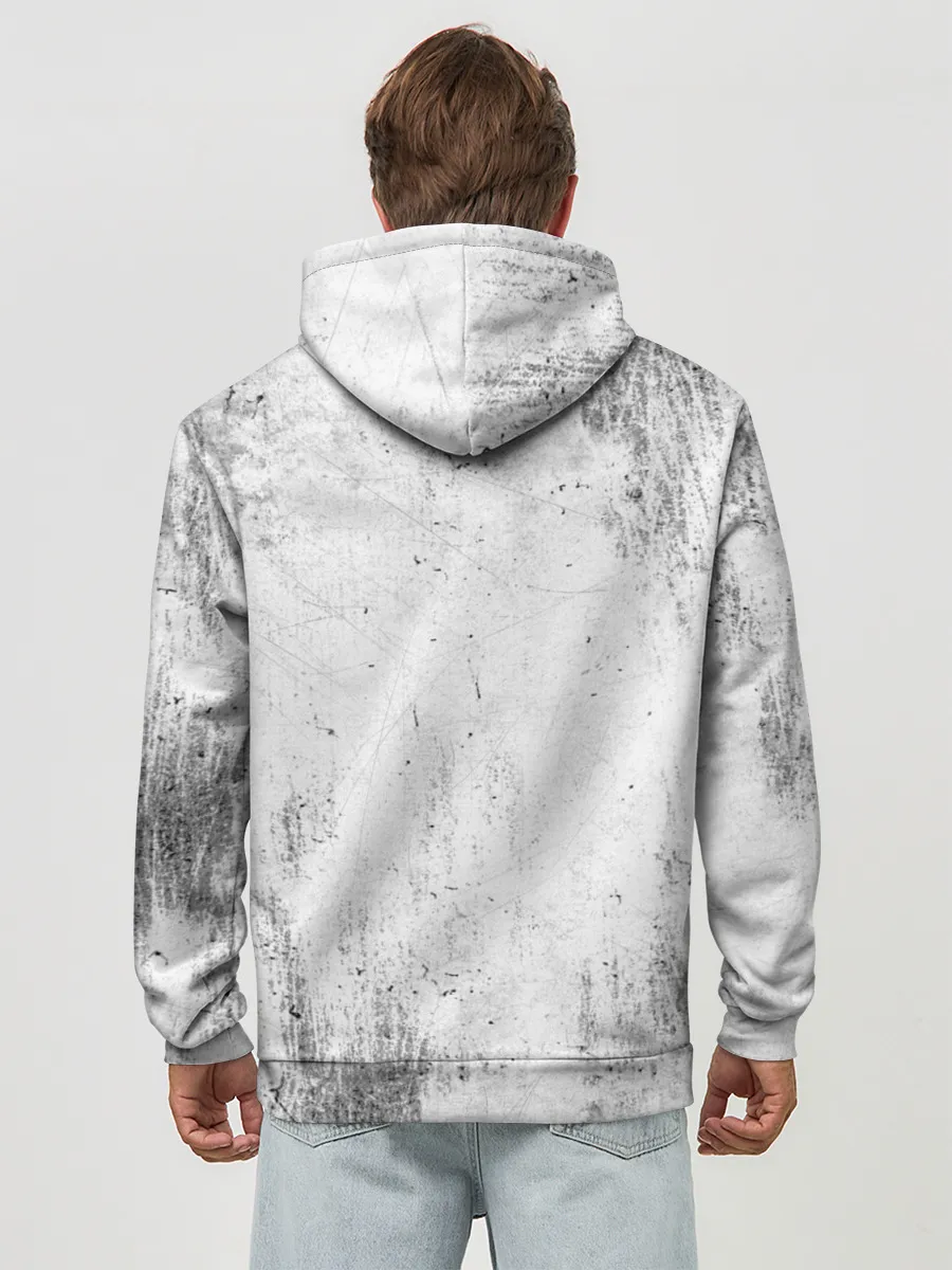 Худи мужской база хлопок / Острые козырьки