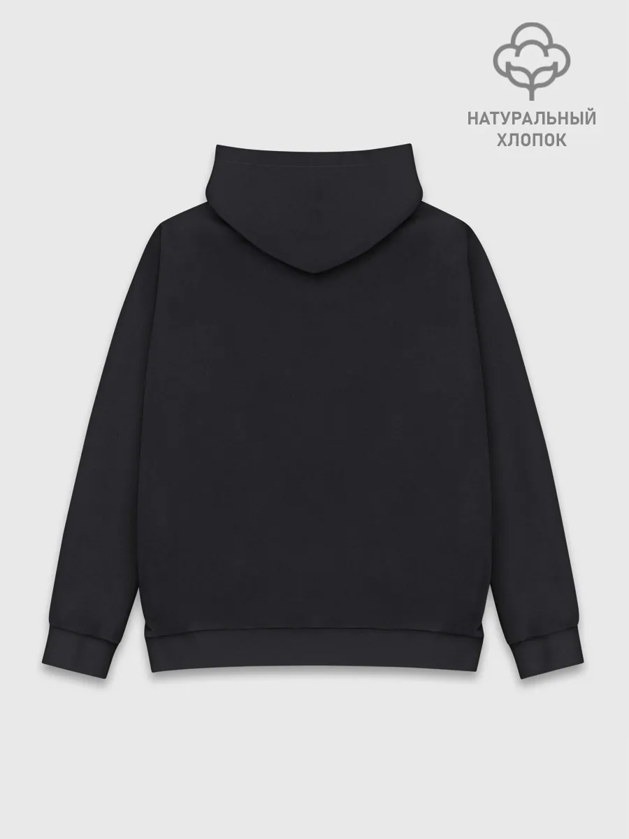 Худи мужской база хлопок / НЕОНОВЫЙ ГОРОД | NEON CITY