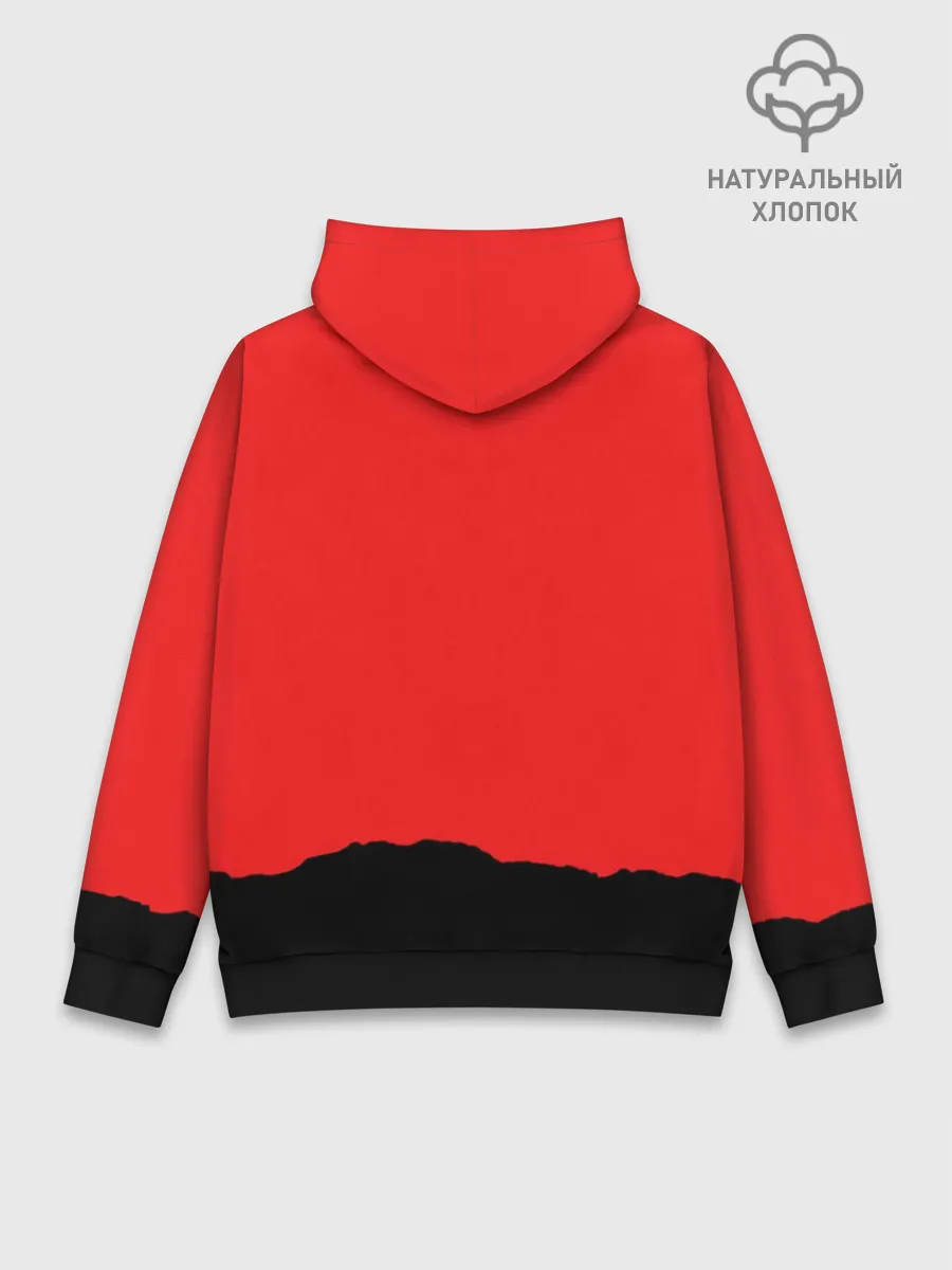 Худи мужской база хлопок / TEAM FORTRESS 2 RED TEAM