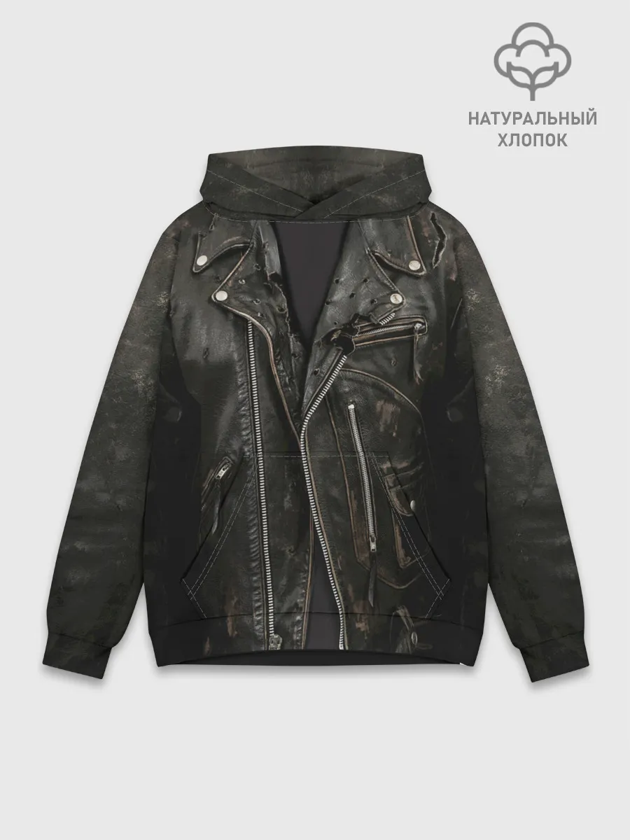 Худи мужской база хлопок / Косуха терминатора