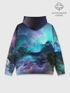 Худи мужской база хлопок / ФРАКТАЛЬНЫЙ КОСМОС | SPACE
