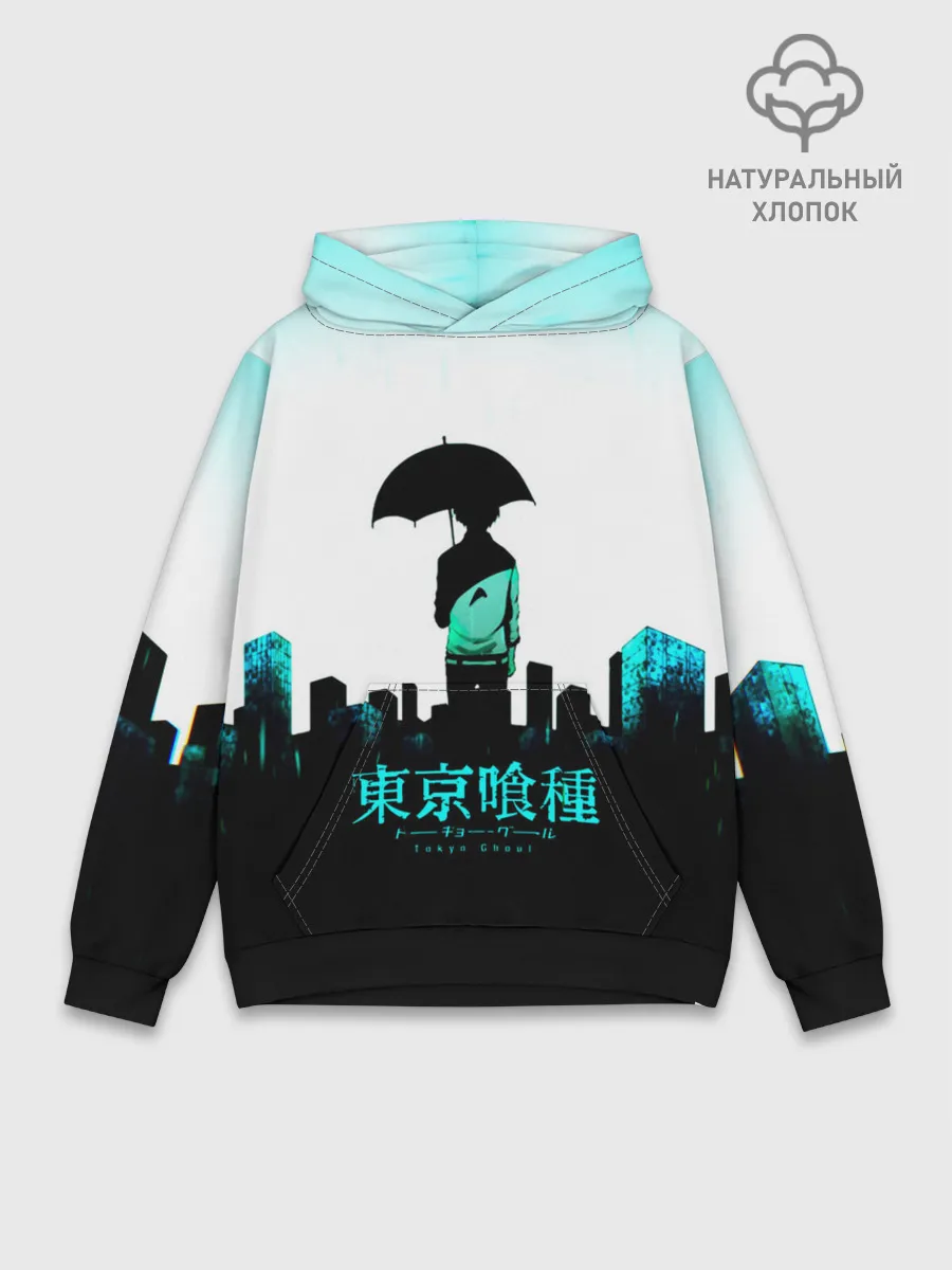 Худи мужской база хлопок / Токийский гуль
