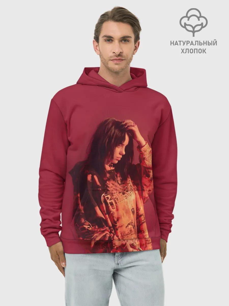 Худи мужской база хлопок / BILLIE EILISH