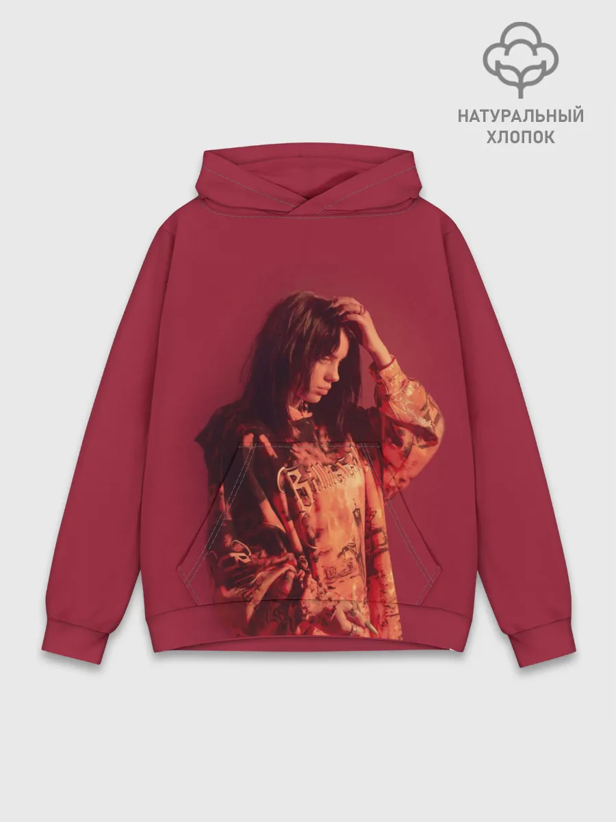 Худи мужской база хлопок / BILLIE EILISH