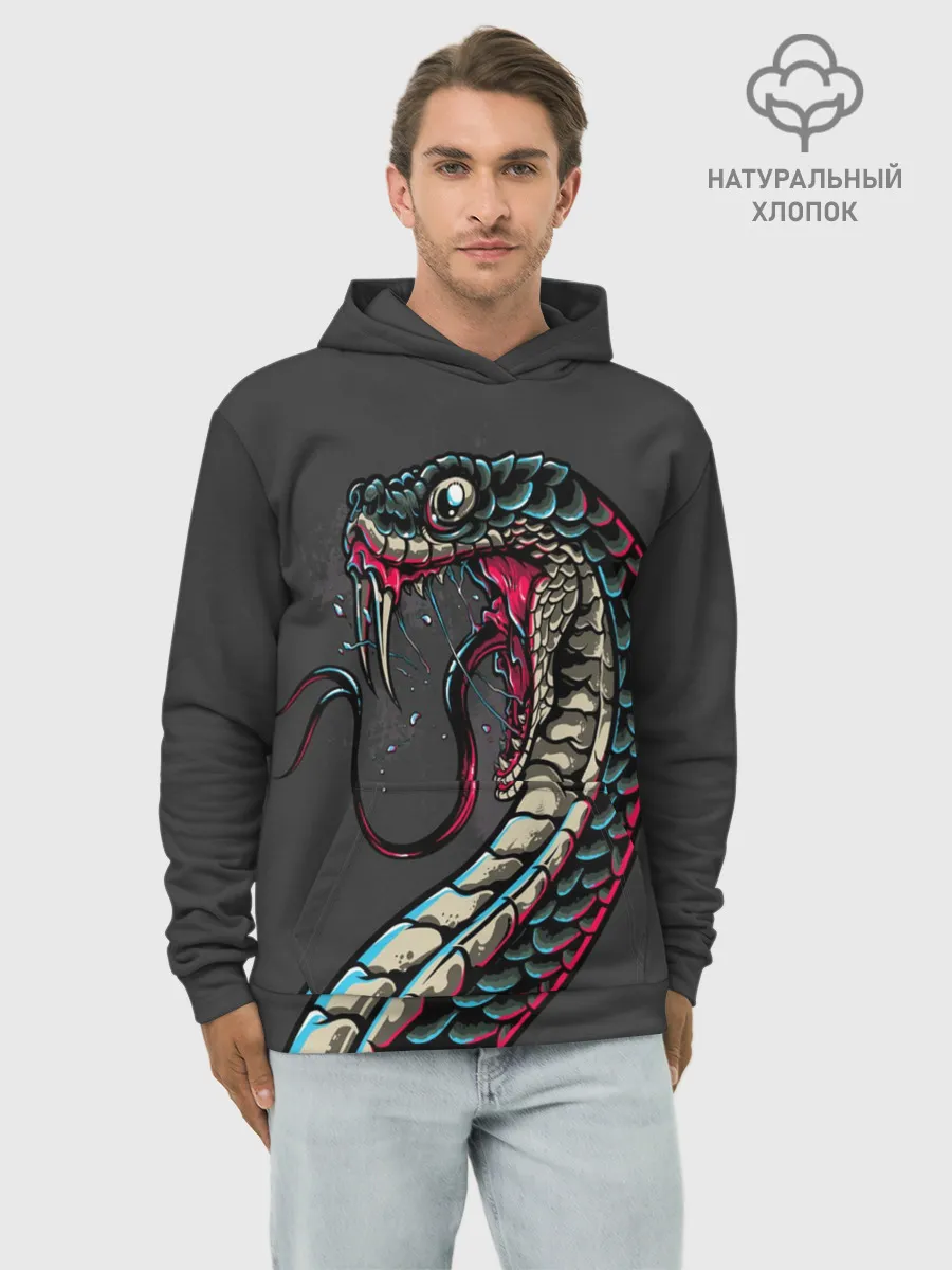 Худи мужской база хлопок / Viper