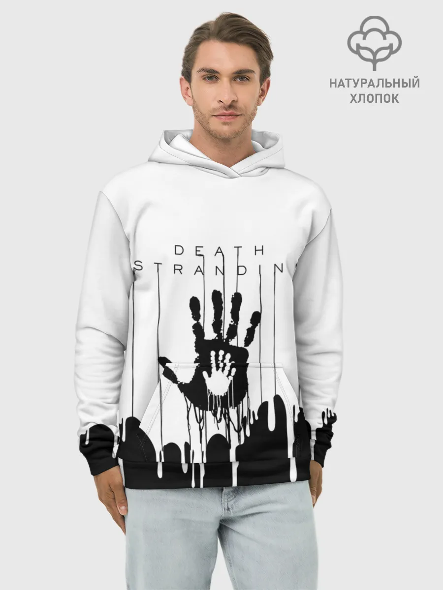 Худи мужской база хлопок / DEATH STRANDING