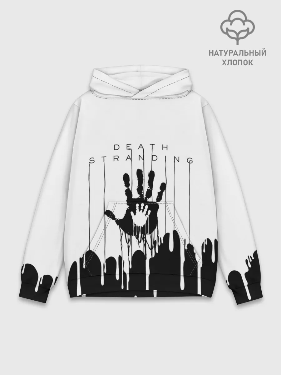 Худи мужской база хлопок / DEATH STRANDING