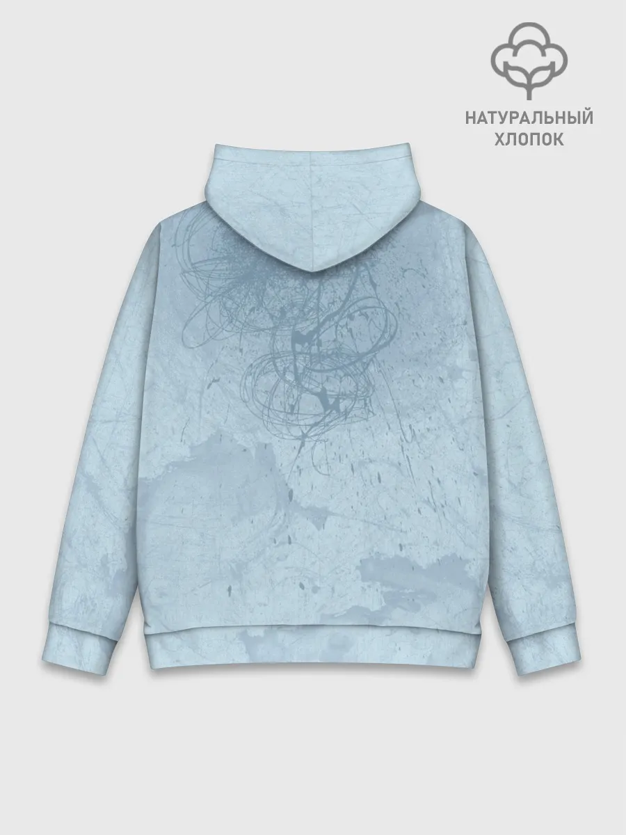 Худи мужской база хлопок / три сноуборда