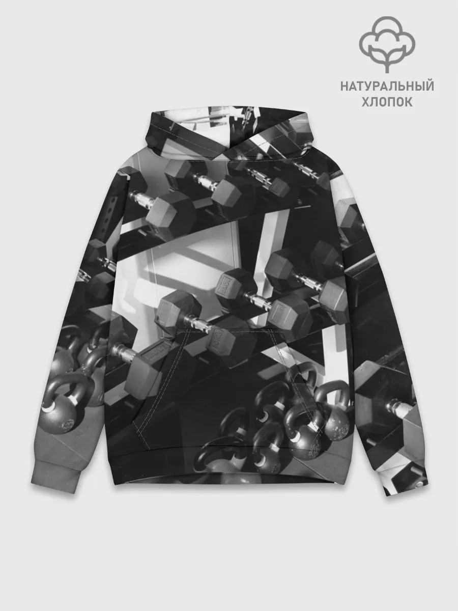 Худи мужской база хлопок / Качалка