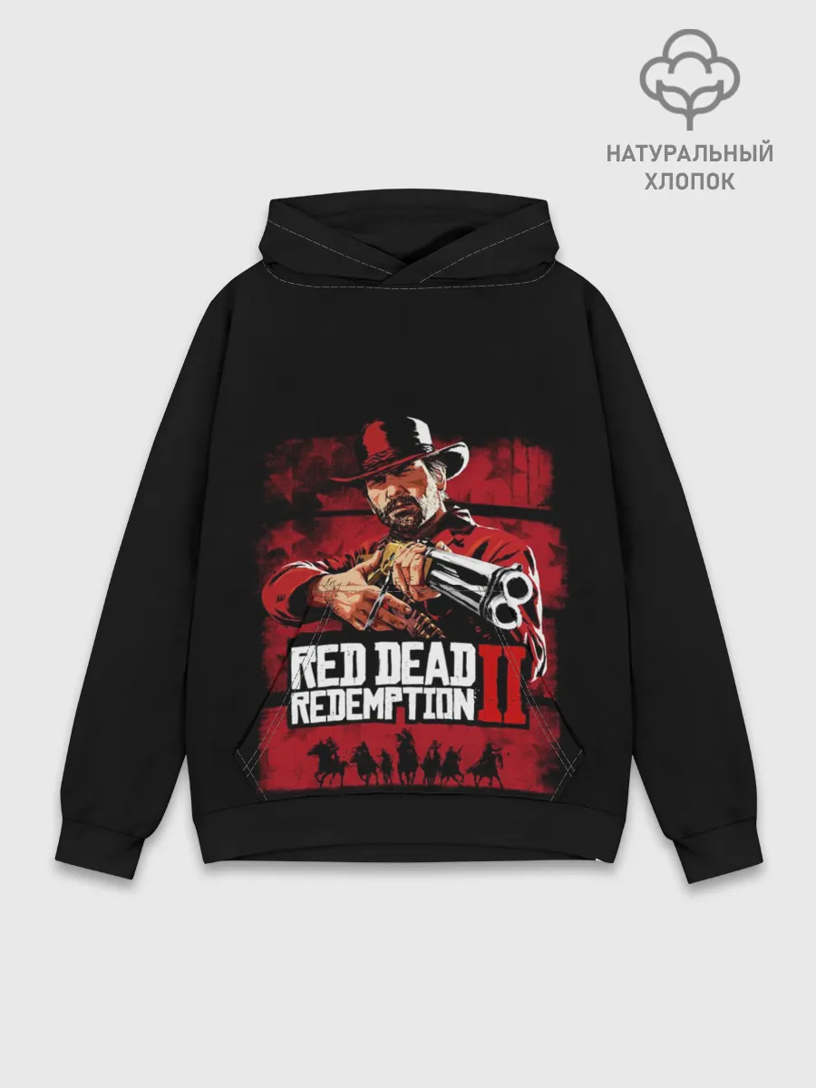 Худи мужской база хлопок / Red Dead Redemption