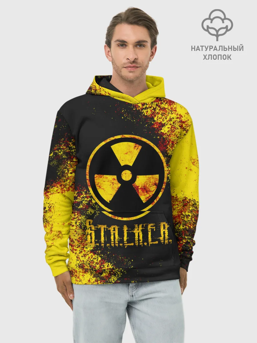 Худи мужской база хлопок / S.T.A.L.K.E.R.