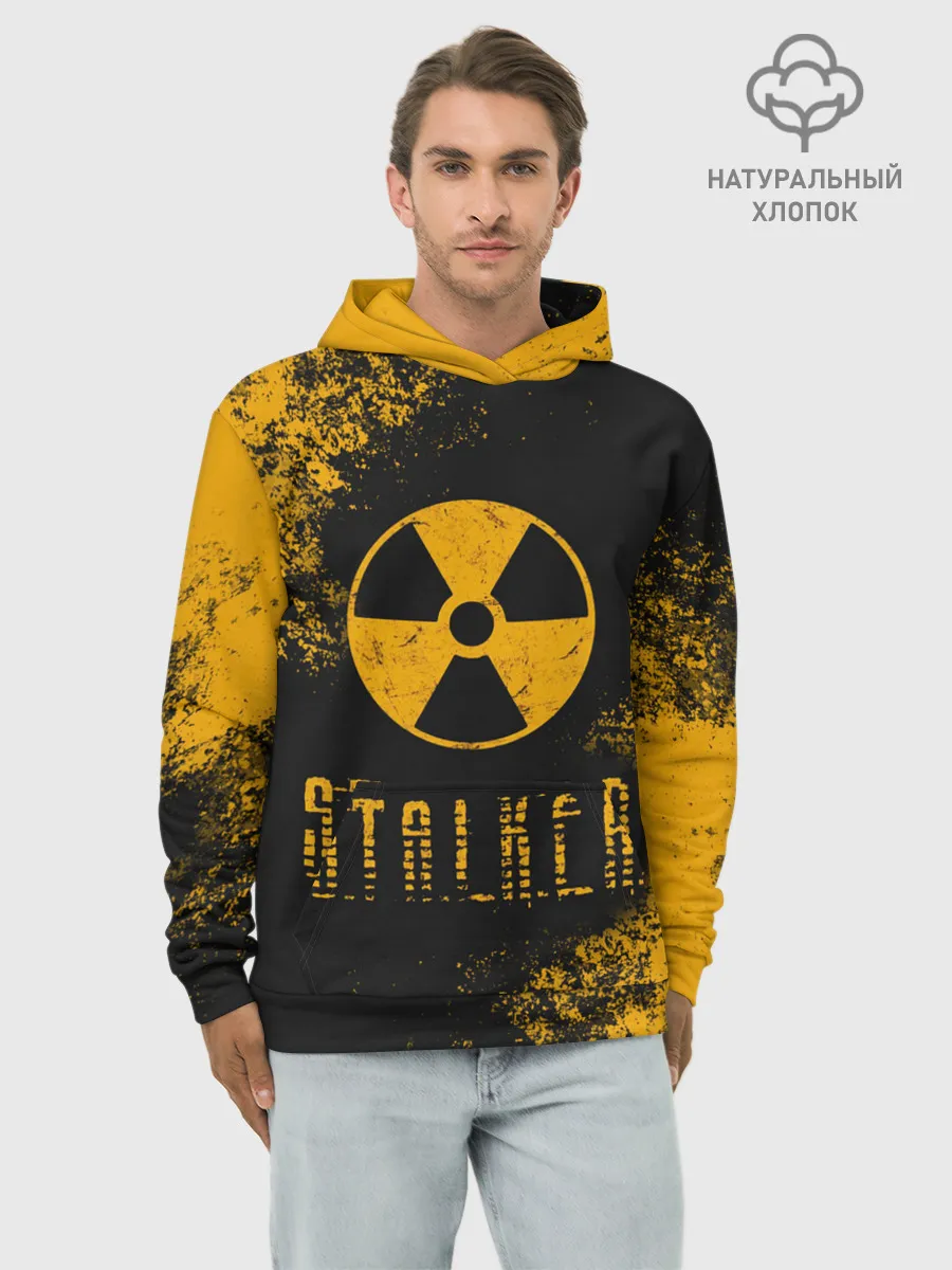 Худи мужской база хлопок / S.T.A.L.K.E.R.