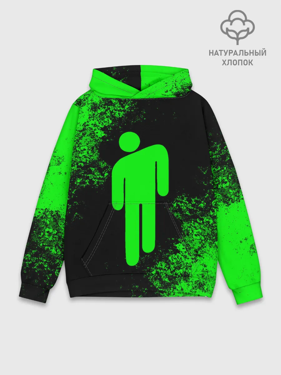 Худи мужской база хлопок / BILLIE EILISH