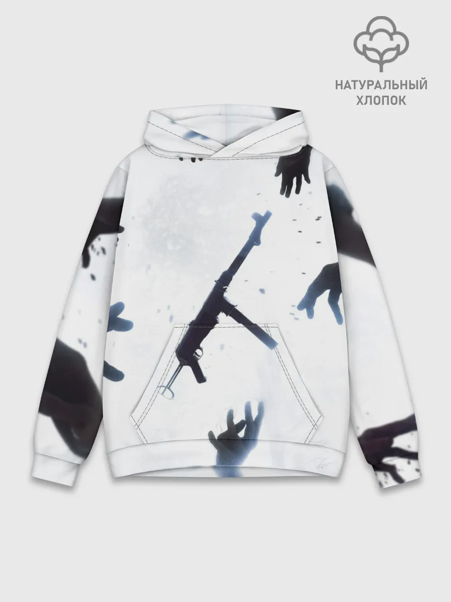 Худи мужской база хлопок / Бателфилд МП 40