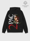Худи мужской база хлопок / 2pac