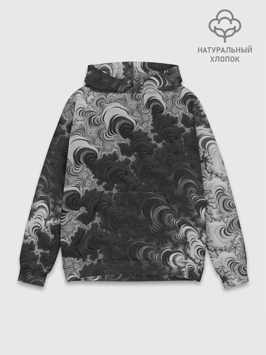 Худи мужской база хлопок / Абстракция