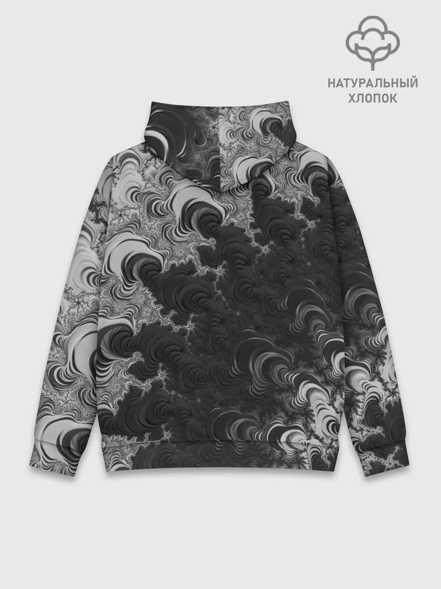 Худи мужской база хлопок / Абстракция